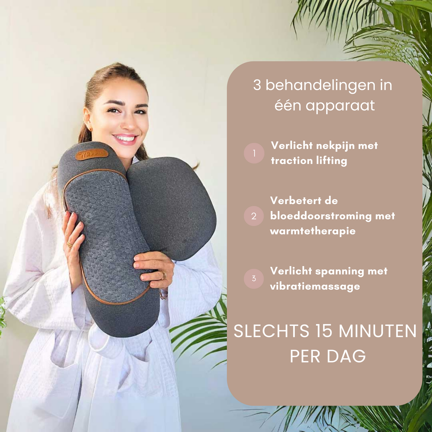 3 in 1 Nek Massage | Voor Eenvoudige Pijnverlichting