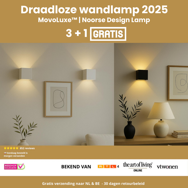 MovoLuxe™ | Noorse Design Lamp